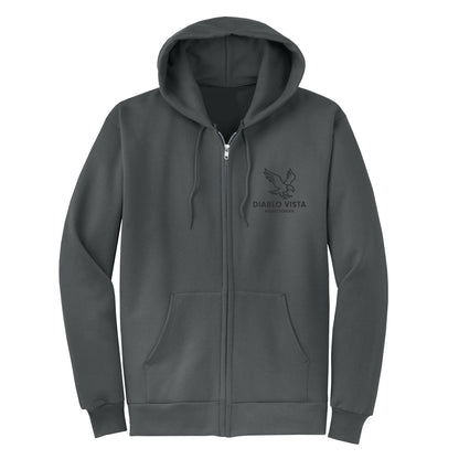 Diablo Vista Eagle Collection - Pepper Zip-up Hoodie