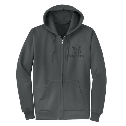 Diablo Vista Eagle Collection - Pepper Zip-up Hoodie