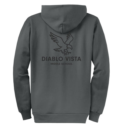 Diablo Vista Eagle Collection - Pepper Zip-up Hoodie