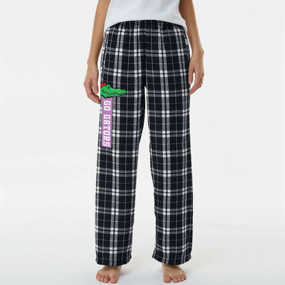 Golden View Go Gators Collection - Unisex Flannel Pajama Pants