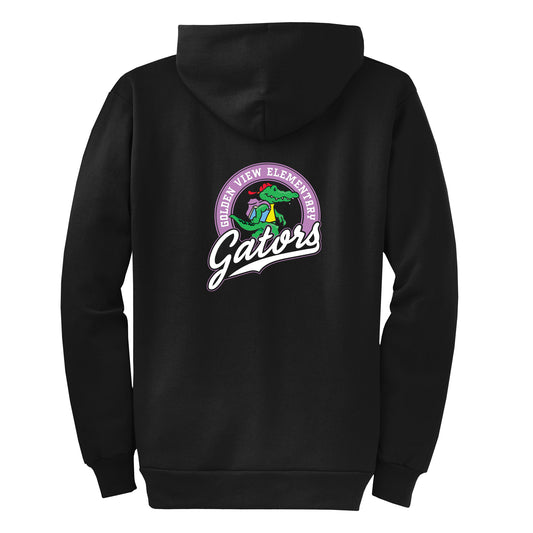 Golden View Classic Collection - Black Zip-up hoodie