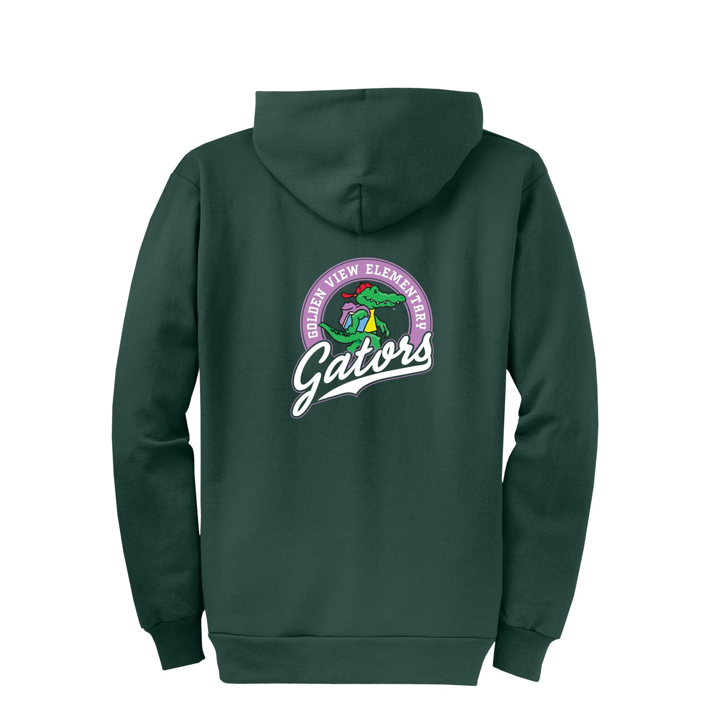 Golden View Classic Collection - Green Zip-up hoodie
