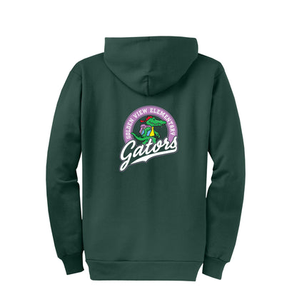 Golden View Classic Collection - Green Zip-up hoodie