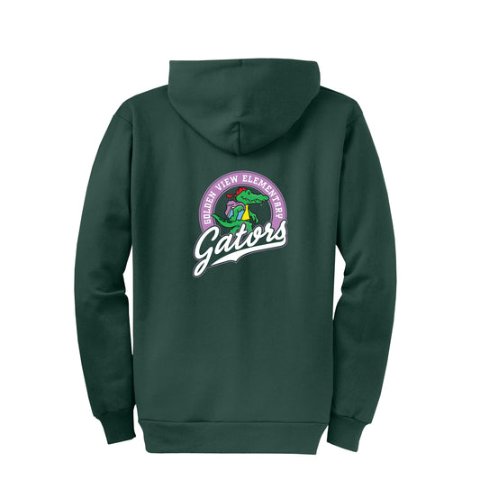 Golden View Classic Collection - Green Zip-up hoodie