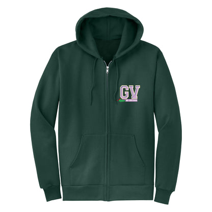 Golden View Go Gators Collection - Green Zip-up hoodie