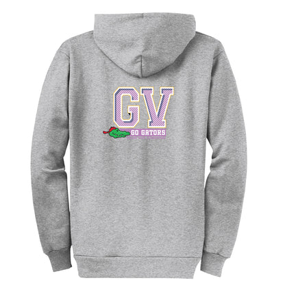 Golden View Go Gators Collection - Gray Zip-up hoodie