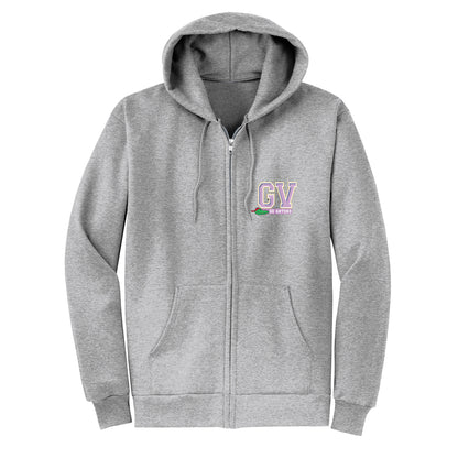 Golden View Go Gators Collection - Gray Zip-up hoodie