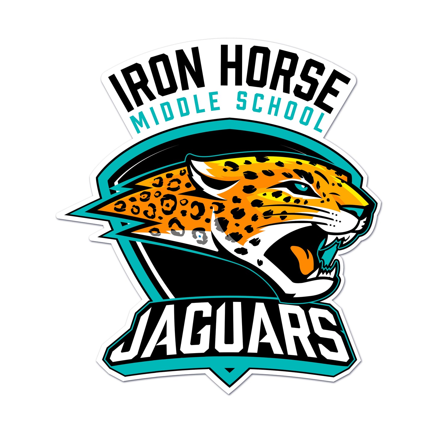 Iron Horse Jaguars car magnet