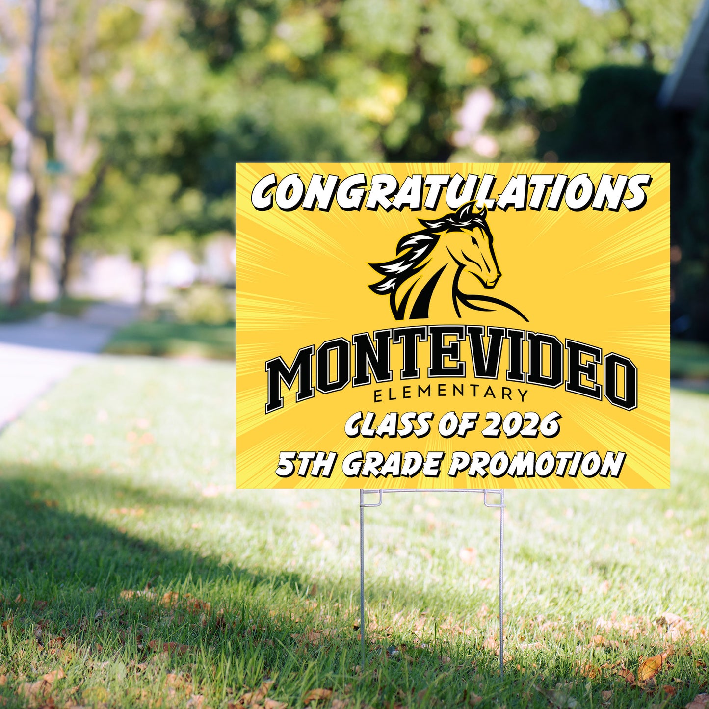 Montevideo 5th Grade Promotion 2026 Lawn Sign