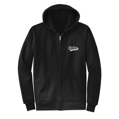 Neil Armstrong Elementary Retro Black Zip-Up Hoodie