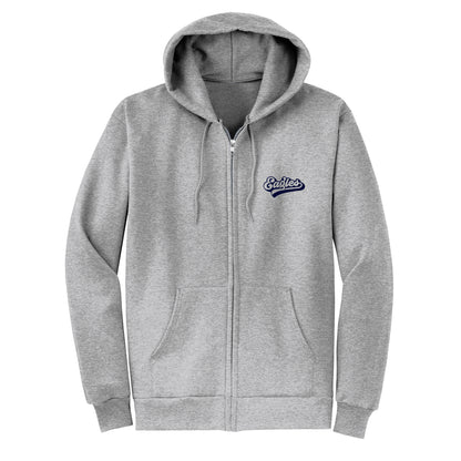 Neil Armstrong Elementary Retro Grey Zip-Up Hoodie