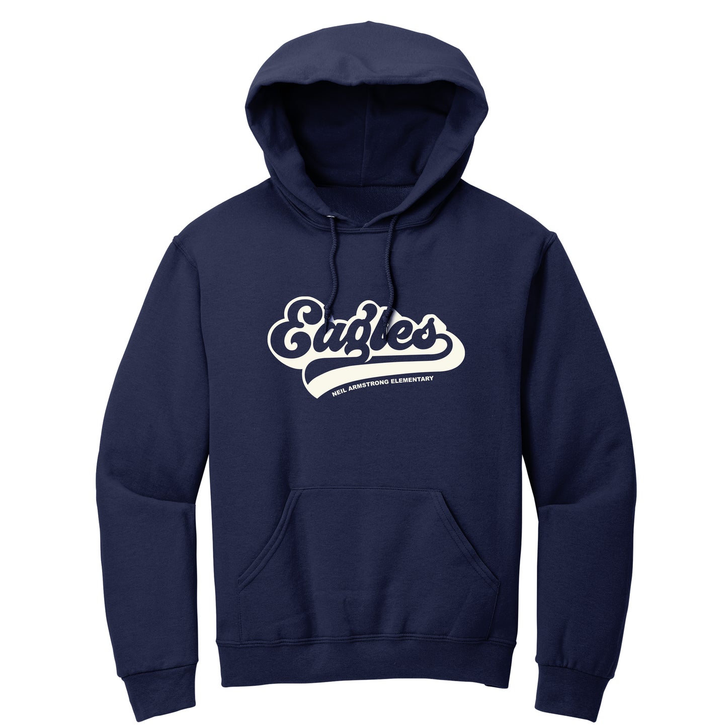 Neil Armstrong Elementary Retro Pullover Hoodie