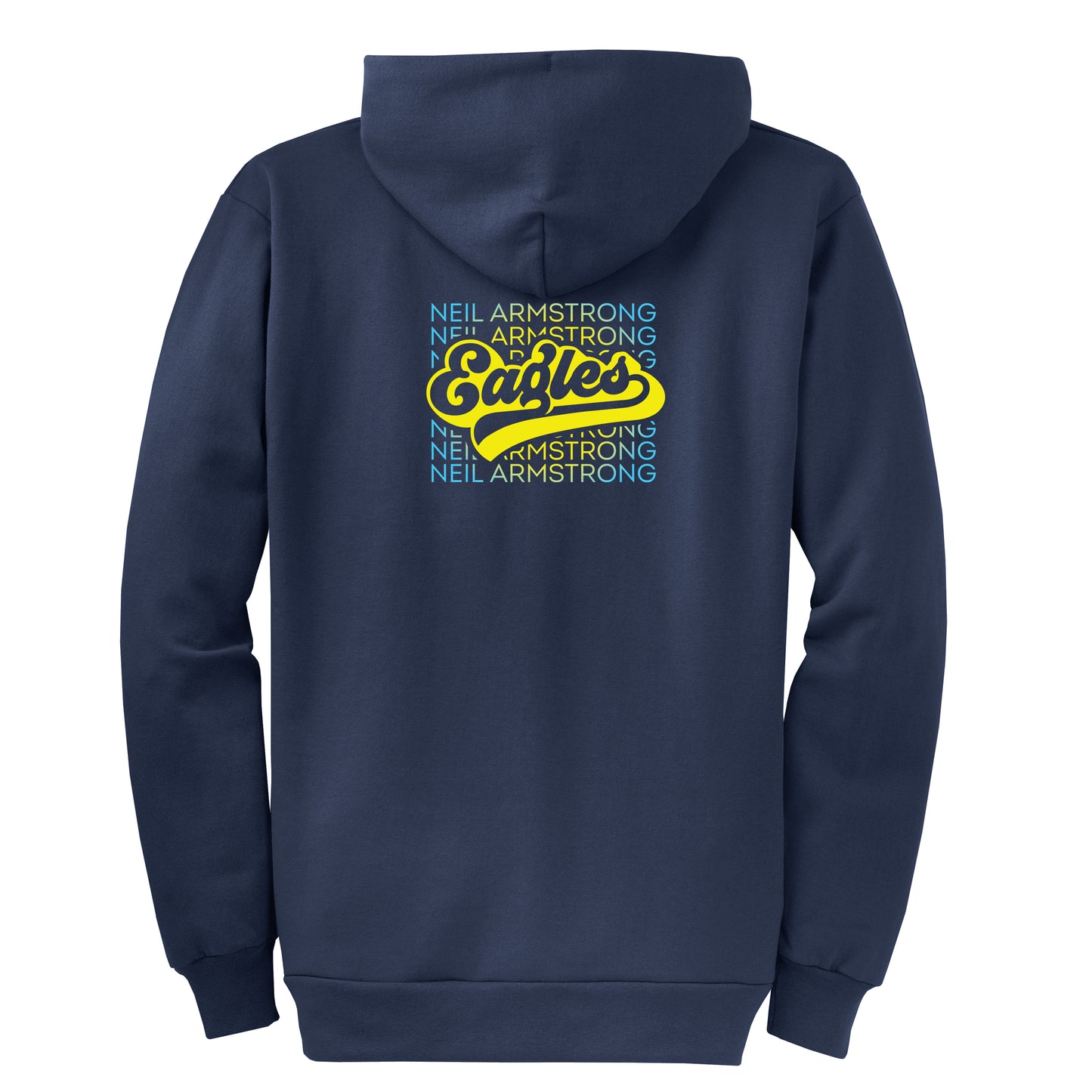 Neil Armstrong Elementary Sunburst Navy Zip-Up Hoodie