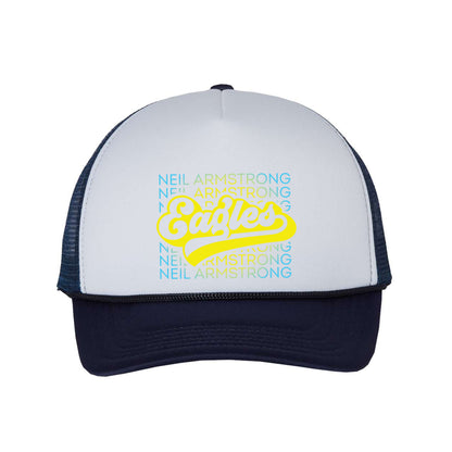 Sunburst Collection mesh trucker baseball cap
