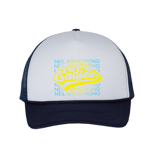 Sunburst Collection mesh trucker baseball cap