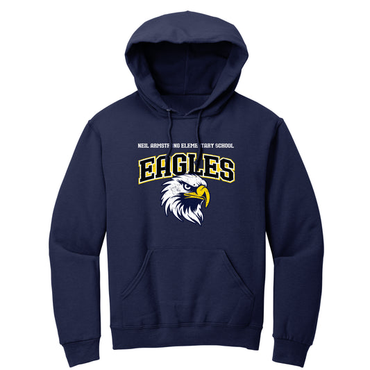 Neil Armstrong Elementary Vintage Pullover Hoodie