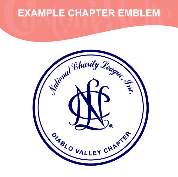 NCL Painted Cherry Volunteer Tee - Comfort Colors White Tee - Choose your chapter