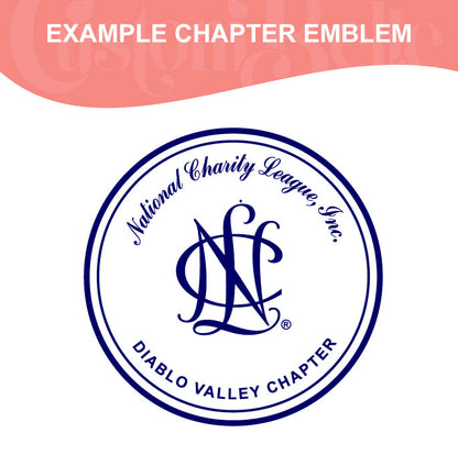 NCL Painted Cherry Volunteer Tee - Comfort Colors White Tee - Choose your chapter