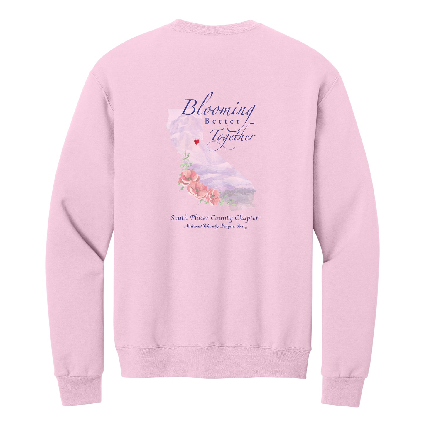 South Placer County NCL Chapter Pink Crewneck