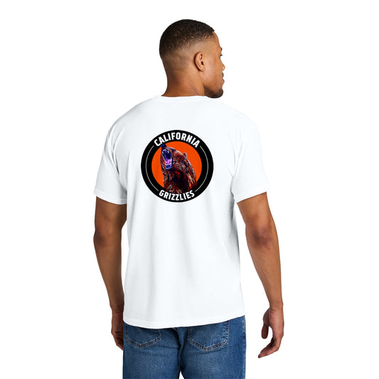 Grizzlies 'Mosaic' Collection - Comfort Colors Premium White Unisex Tee