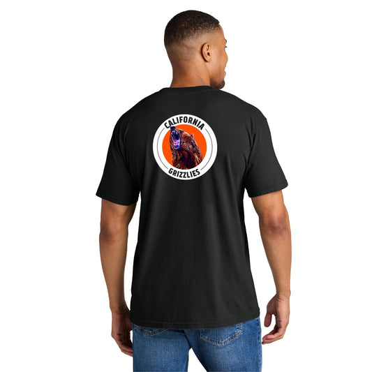 Grizzlies 'Mosaic' Collection - Comfort Colors Premium Unisex Black Tee