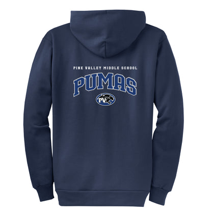 Pumas Collection Navy Zip-Up Hoodie