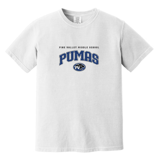 Pumas Collection White Comfort Colors Tee