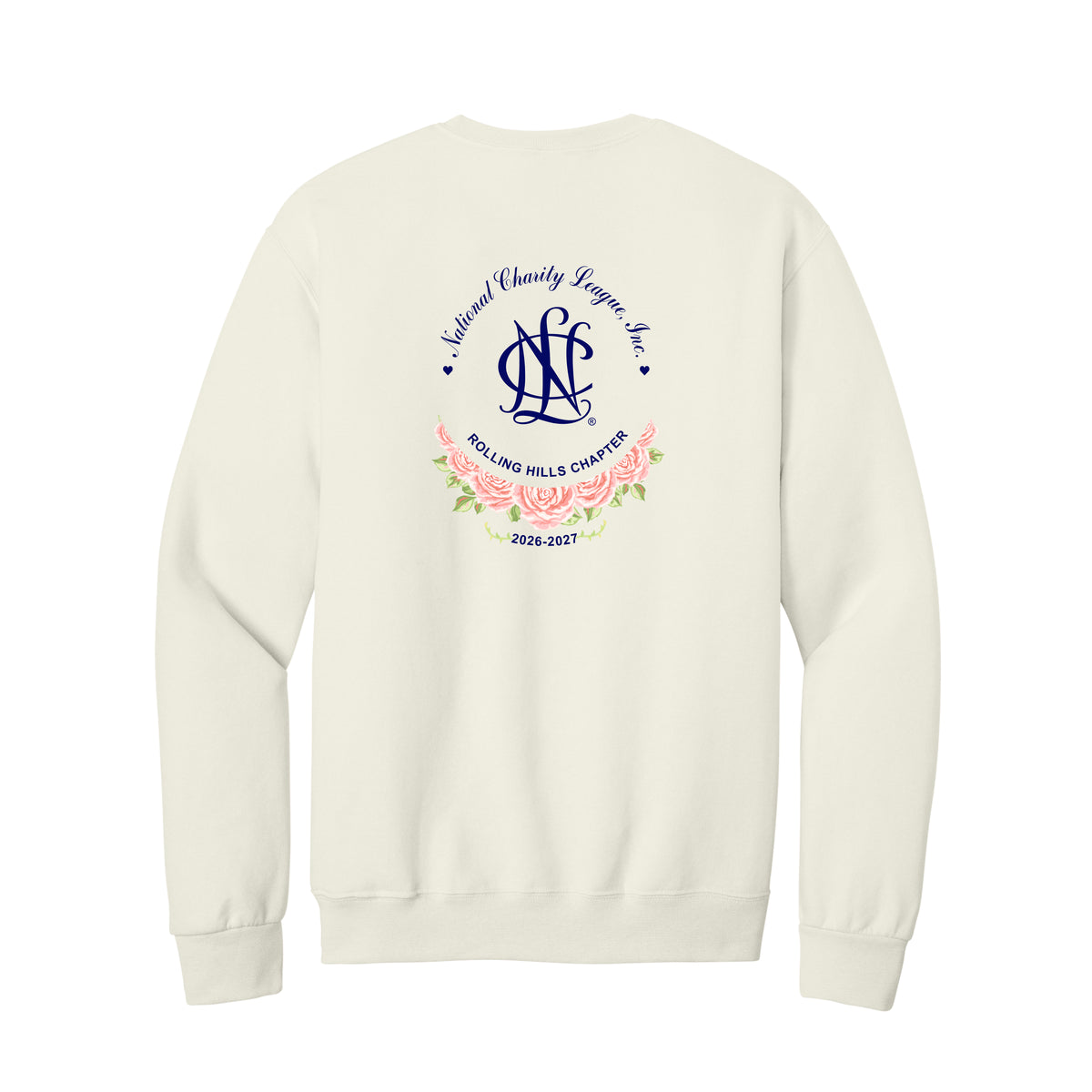 Rolling Hills NCL Chapter - 2026/27 Collection - Ivory Crewneck