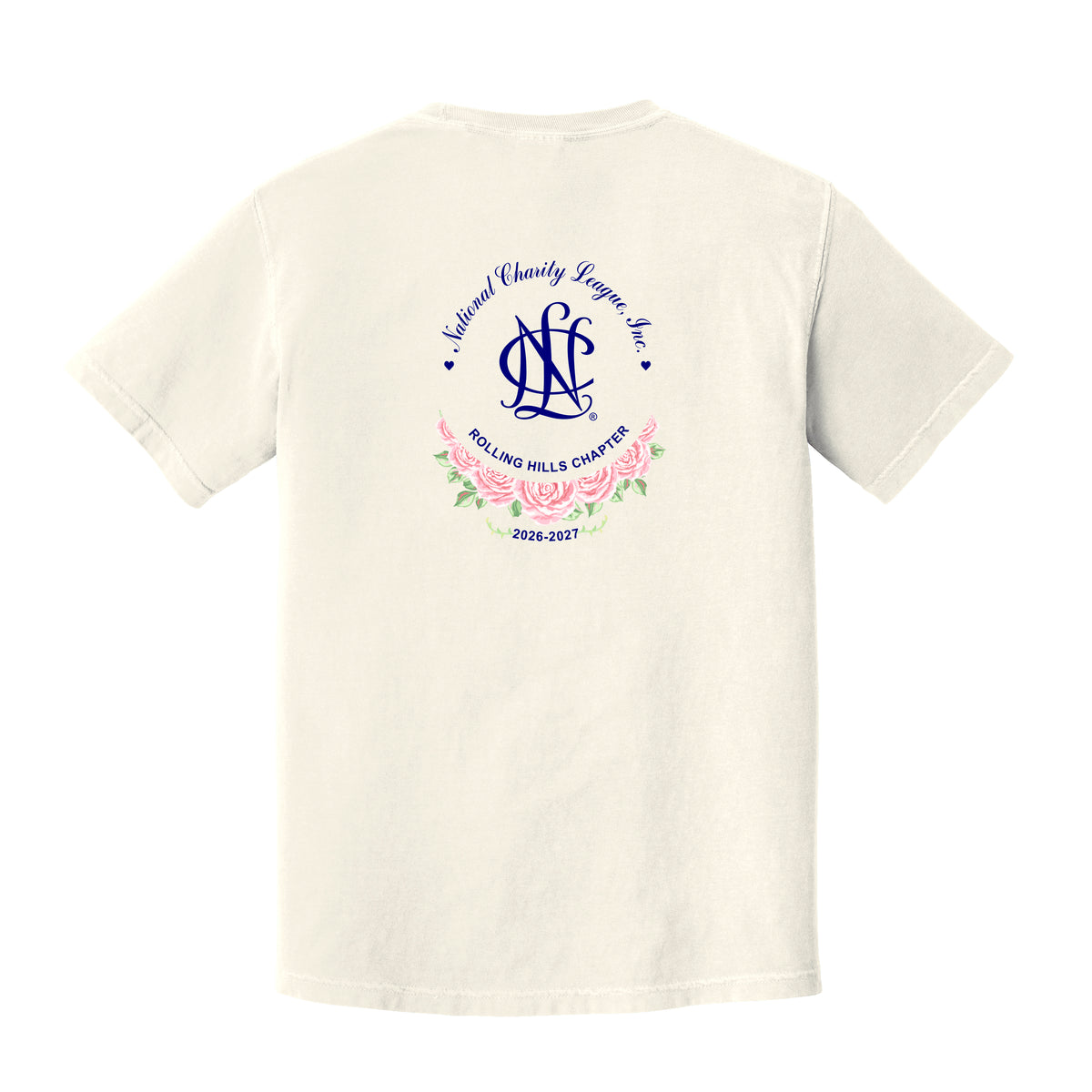 Rolling Hills NCL Chapter - 2026/27 Collection - Ivory Comfort Color Tee
