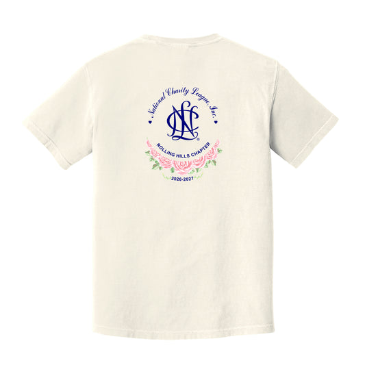 Rolling Hills NCL Chapter - 2026/27 Collection - Ivory Comfort Color Tee