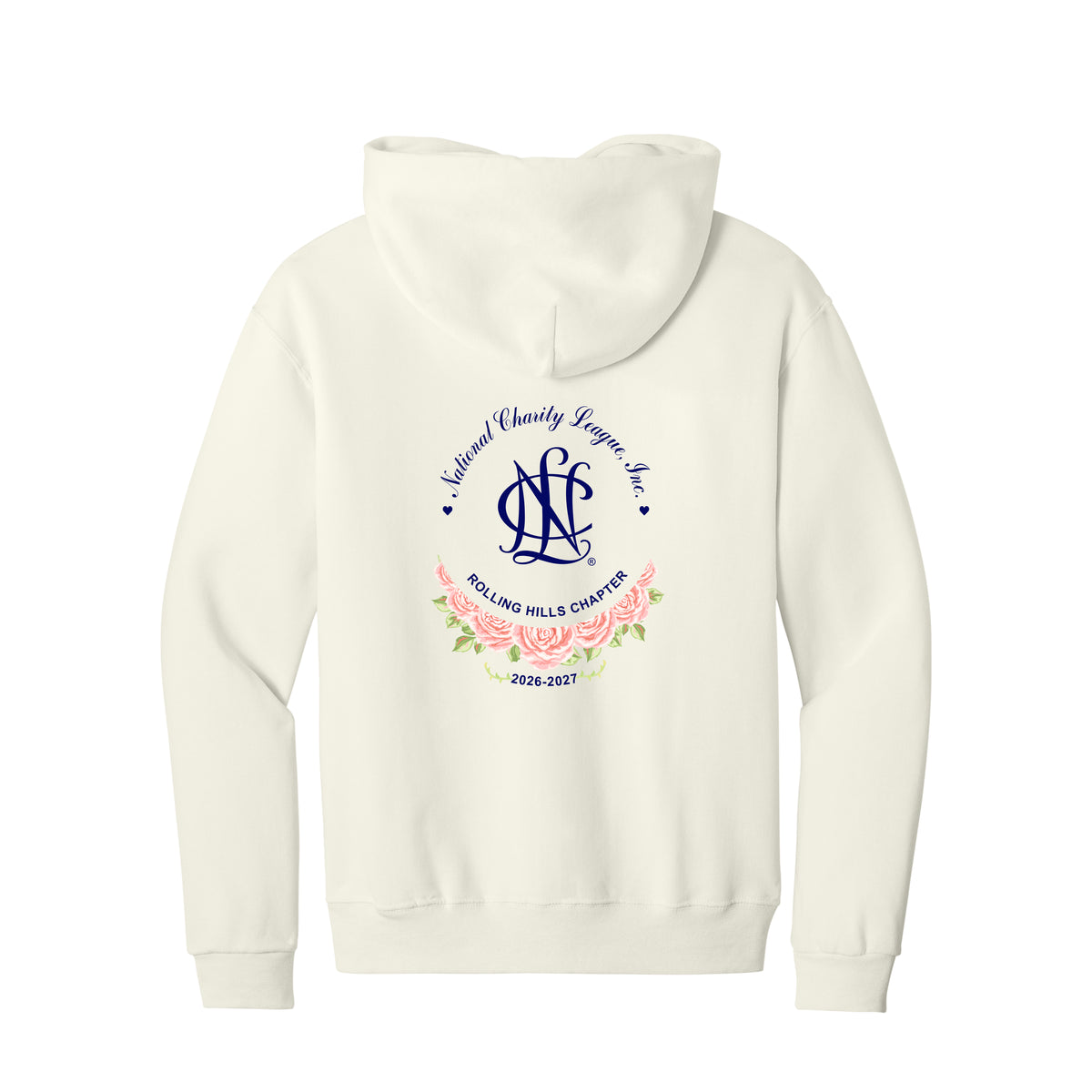 Rolling Hills NCL Chapter - 2026/27 Collection - Ivory Pullover Hoodie