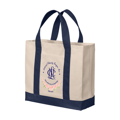 Rolling Hills NCL Chapter - 2026/27 Collection - Ivory/Navy Tote Bag