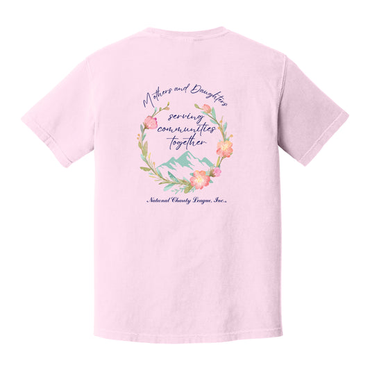 NCL - Rolling Hills Chapter - Comfort Colors Pink tee