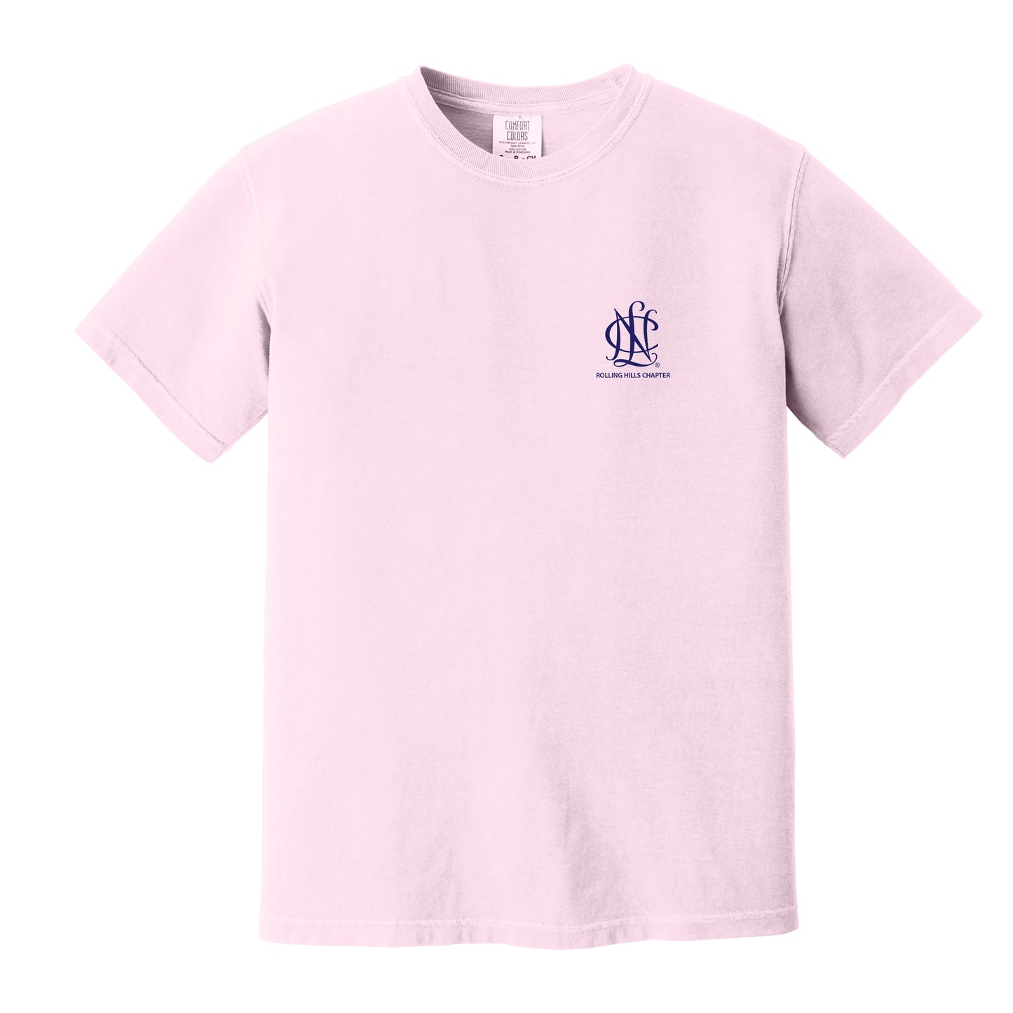 NCL - Rolling Hills Chapter - Comfort Colors Pink tee