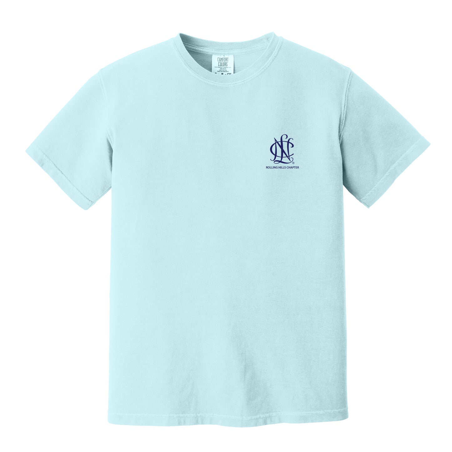 NCL - Rolling Hills Chapter - Comfort Colors Lagoon tee
