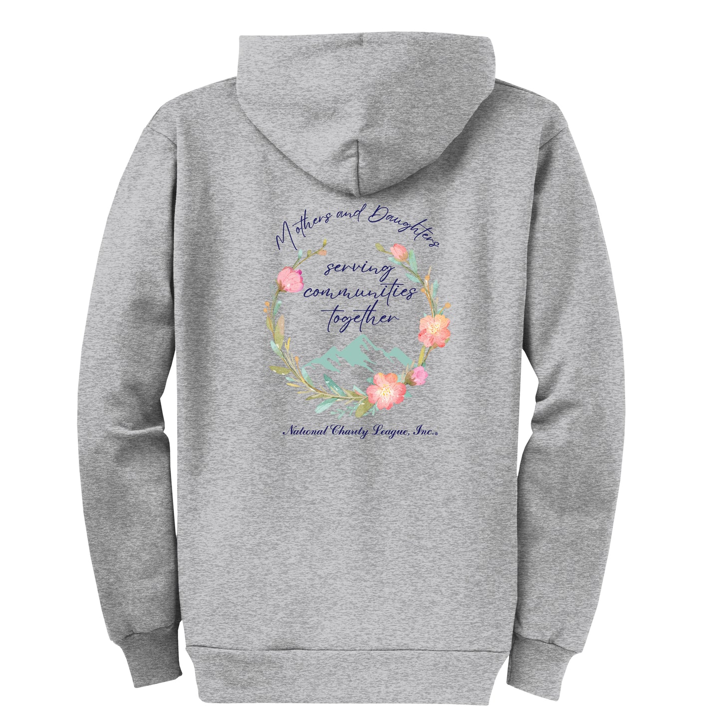NCL - Rolling Hills Grey Zip-Up Neck