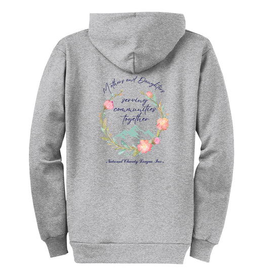 NCL - Rolling Hills Grey Zip-Up Neck