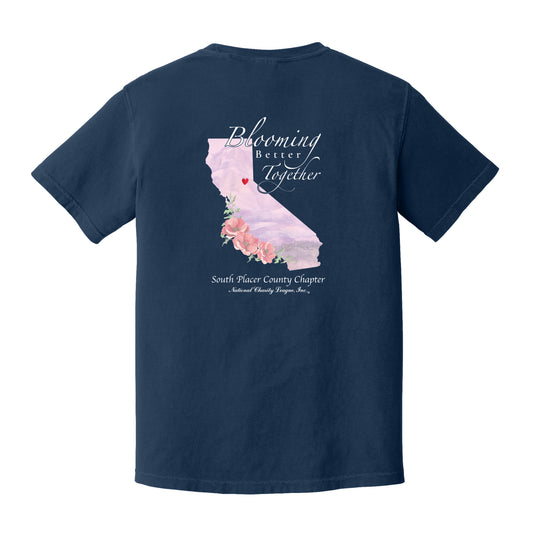 South Placer County NCL Chapter - Navy Comfort Colors Premium Tee