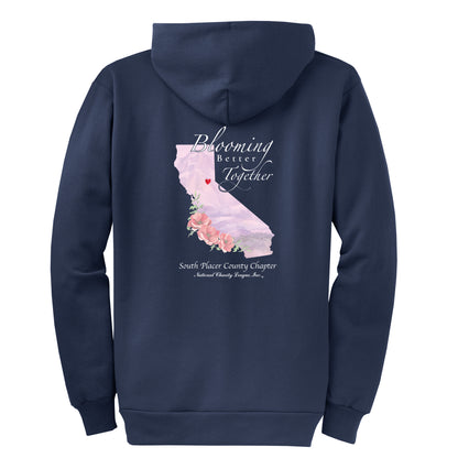 South Placer County NCL Chapter - Navy Zip Up Hoodie