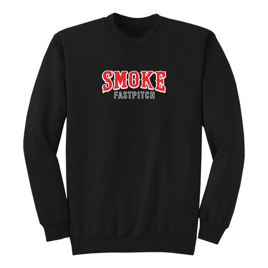 Smoke Fastpitch - Fleece Crewneck Sweatshirt