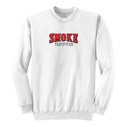 Smoke Fastpitch - Fleece Crewneck Sweatshirt