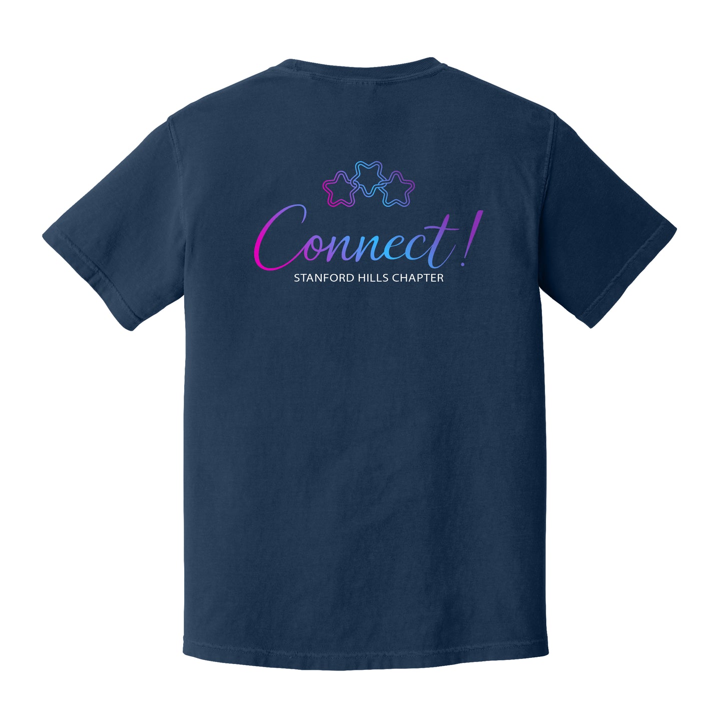 Stanford Hills NCL Chapter - Connect Collection - Navy Comfort Colors Premium Tee