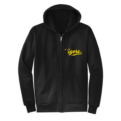 Twin Creeks Tigers Collection - Black Zip-up hoodie