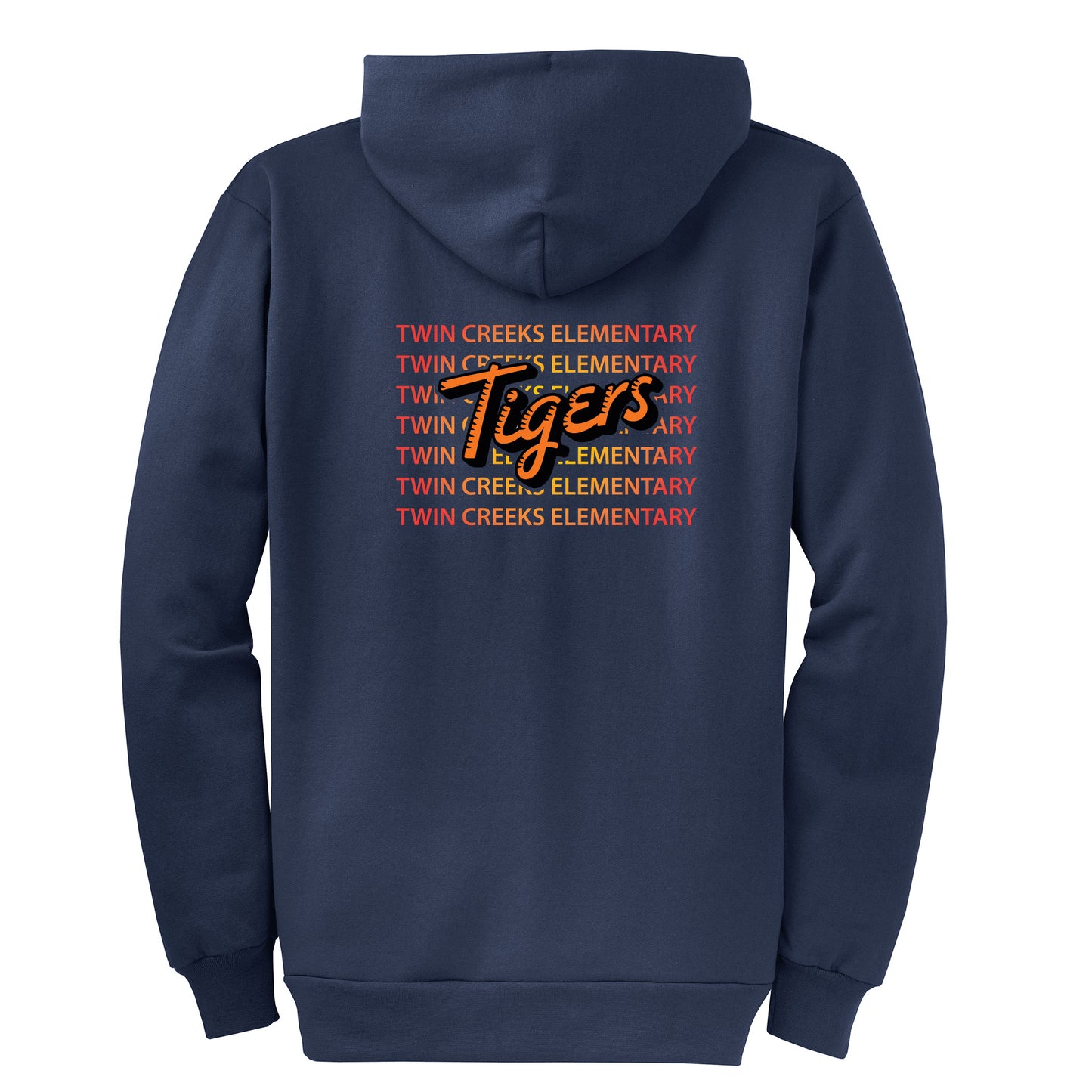 Twin Creeks Sunburst Collection - Navy Zip-up hoodie