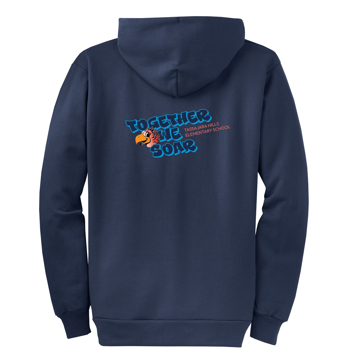 Tassajara Hills Together We Soar Collection - Navy Zip-up hoodie