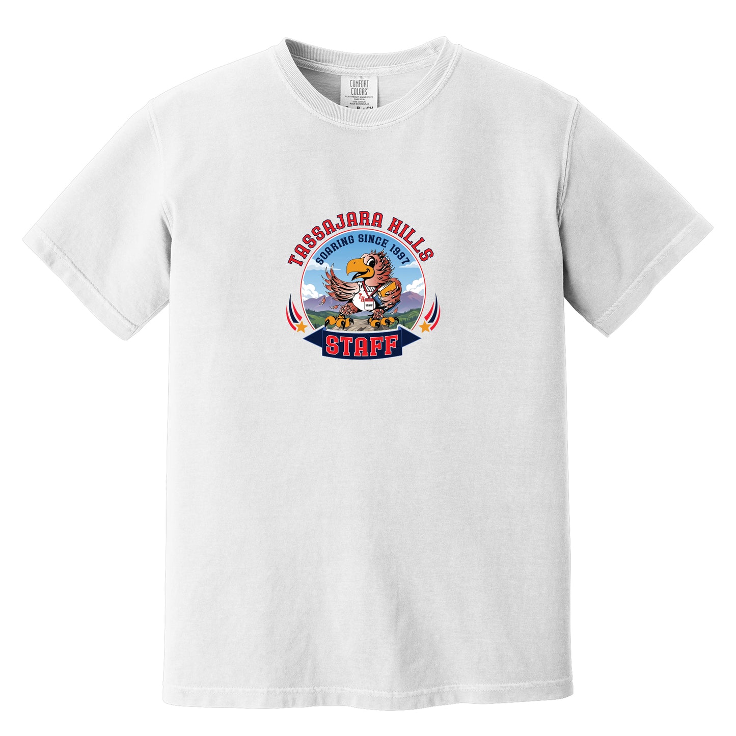 Tassajara Hills Elementary Staff Collection Large Soaring - Comfort Colors Premium Unisex Tee