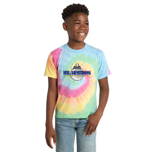 NAES Moon logo - Tie-Dye Tee