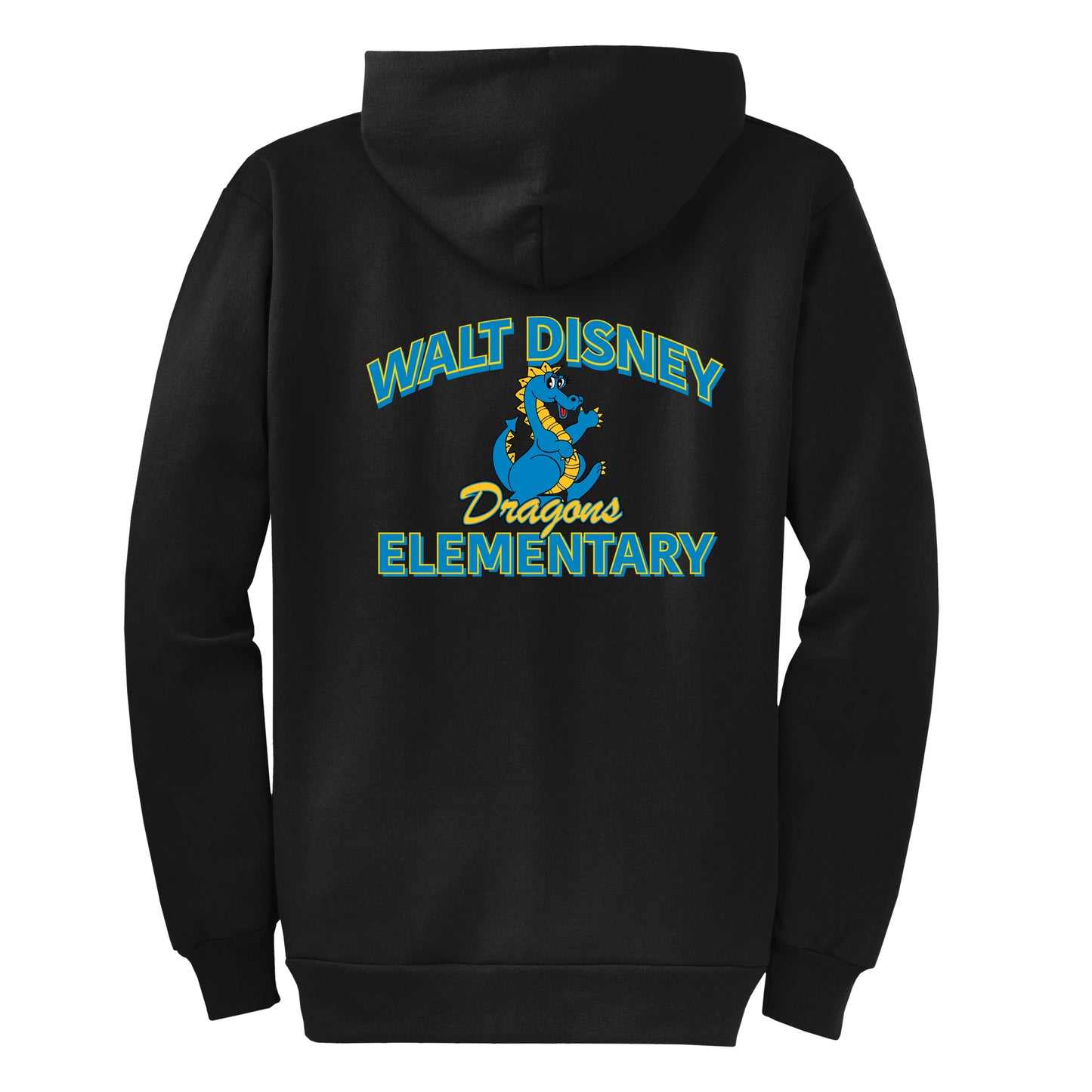 Walt Disney Classic Black Zip Up Sweatshirt