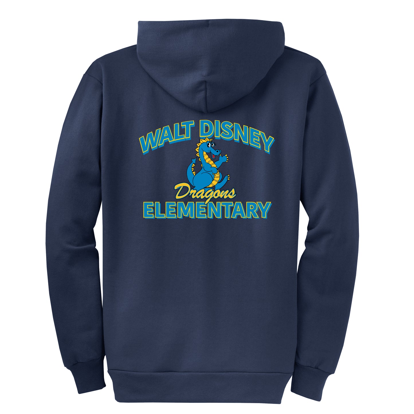 Walt Disney Classic Navy Zip Up Sweatshirt