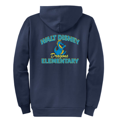 Walt Disney Classic Navy Zip Up Sweatshirt